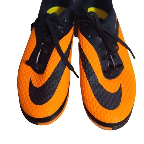 Nike Hypervenom black and orange sneakers kids 5Y - Picture 7 of 11